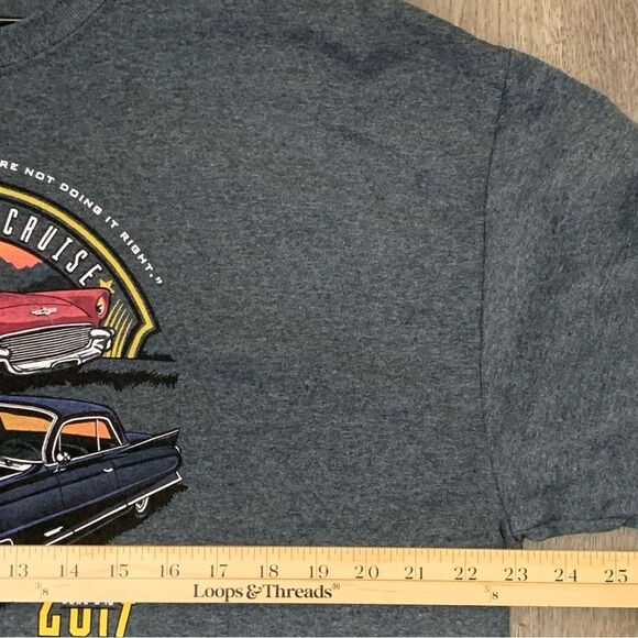OREGON MTN CRUISE Vintage Car Graphic T-Shirt Men’s XL Gray. - Picture 7 of 8
